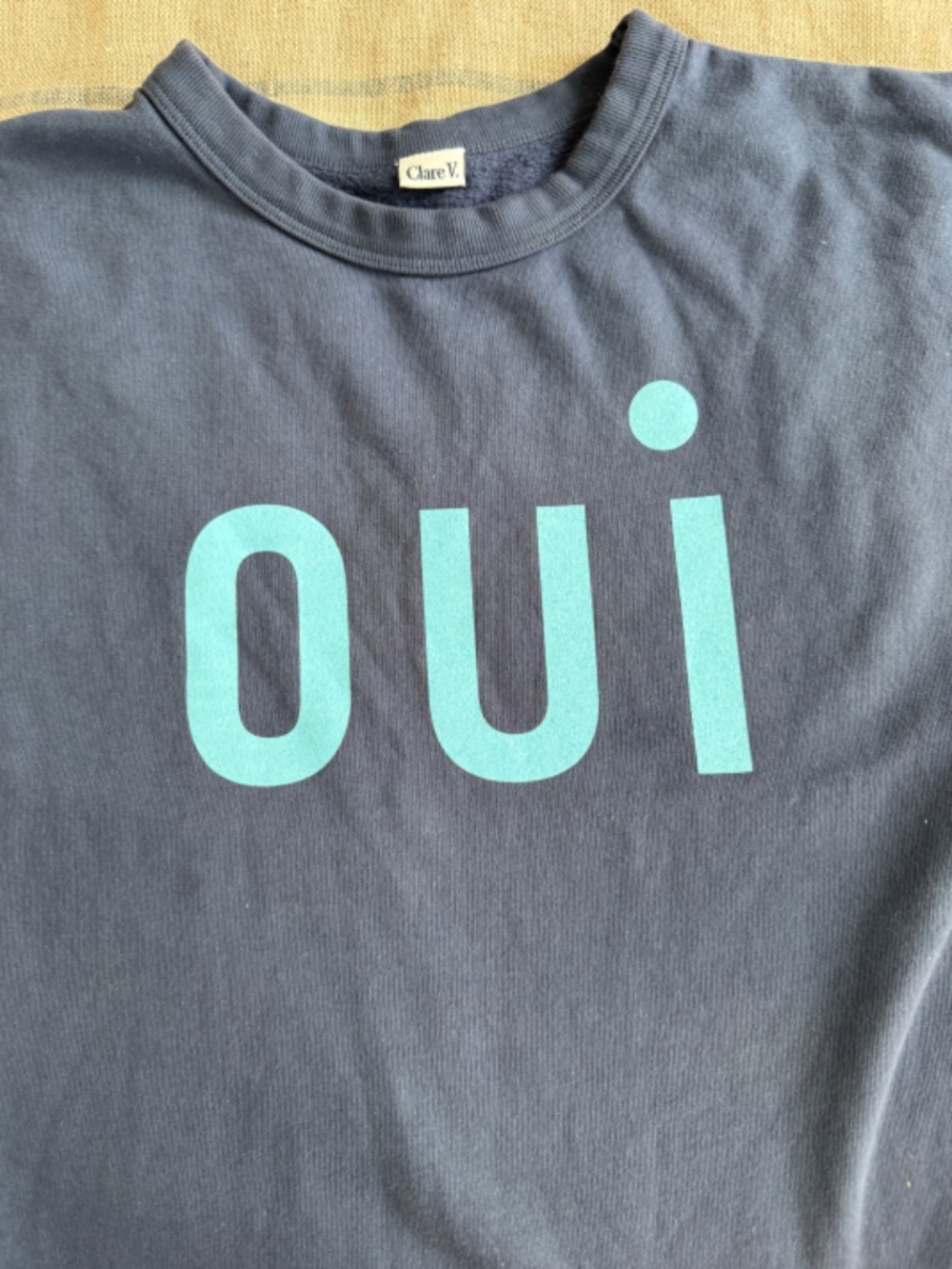 Clare V OUI sweatshirt - Picture 4 of 5